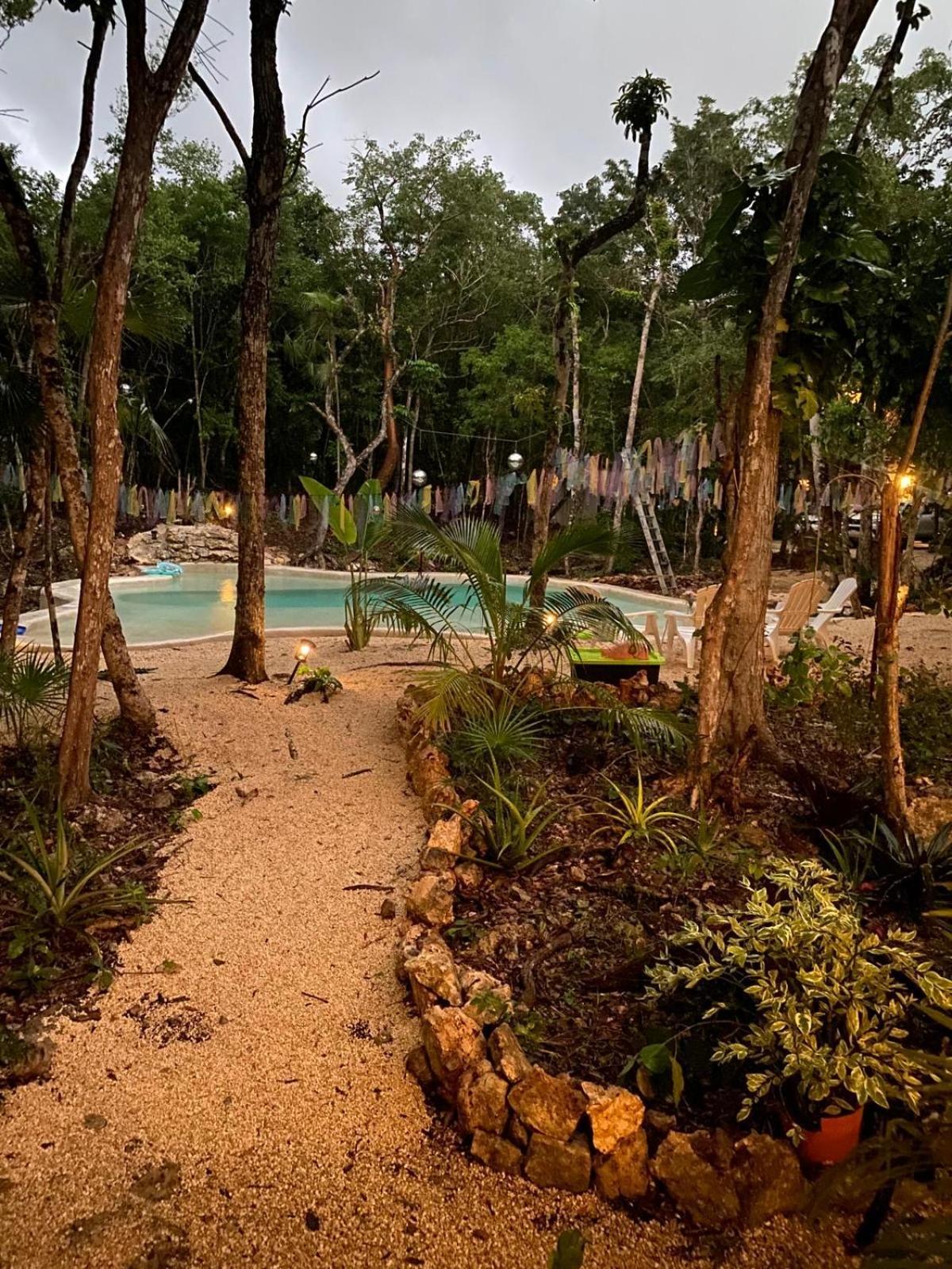 ホテル Casa Arkaana Eco Retreat トゥルム エクステリア 写真